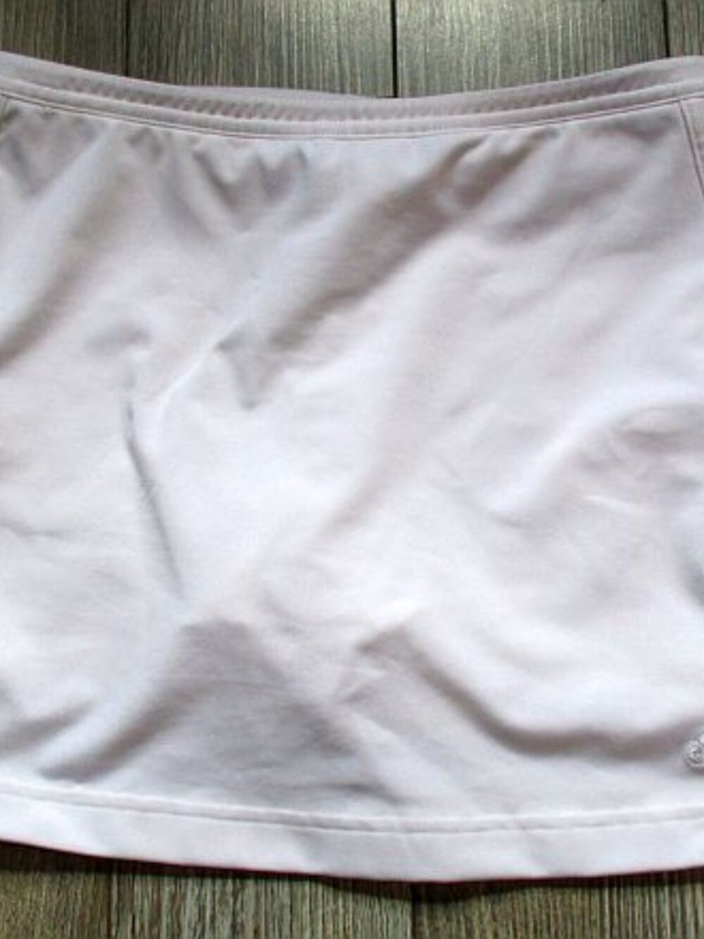 NEW "Adidas" Clima365 Solid Tennis 3-Stripe SKORT White GIRL Sz L (13-15 yr